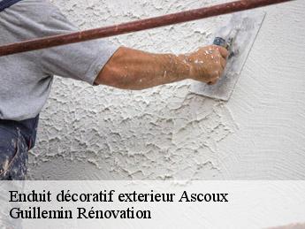 Enduit décoratif exterieur  ascoux-45300 Guillemin Rénovation 