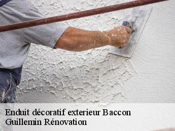 Enduit décoratif exterieur  baccon-45130 Guillemin Rénovation 