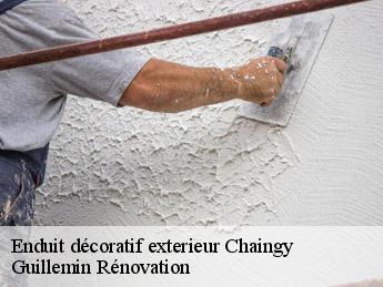 Enduit décoratif exterieur chaingy-45380 Guillemin Rénovation