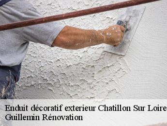 Enduit décoratif exterieur  chatillon-sur-loire-45360 Guillemin Rénovation 