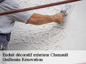 Enduit décoratif exterieur  chemault-45340 Guillemin Rénovation 