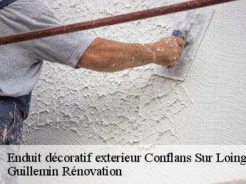 Enduit décoratif exterieur  conflans-sur-loing-45700 Guillemin Rénovation 