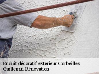 Enduit décoratif exterieur  corbeilles-45490 Guillemin Rénovation 