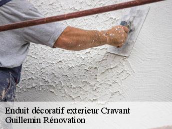 Enduit décoratif exterieur  cravant-45190 Guillemin Rénovation 