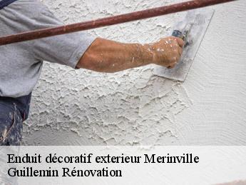Enduit décoratif exterieur merinville-45210 Guillemin Rénovation