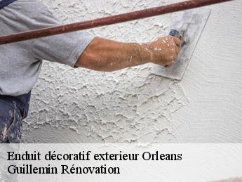 Enduit décoratif exterieur  orleans-45000 Guillemin Rénovation 
