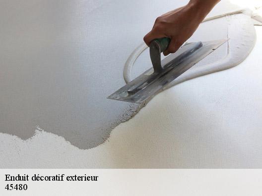 Enduit décoratif exterieur 45480