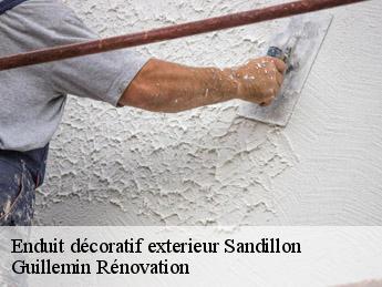 Enduit décoratif exterieur  sandillon-45640 Guillemin Rénovation 