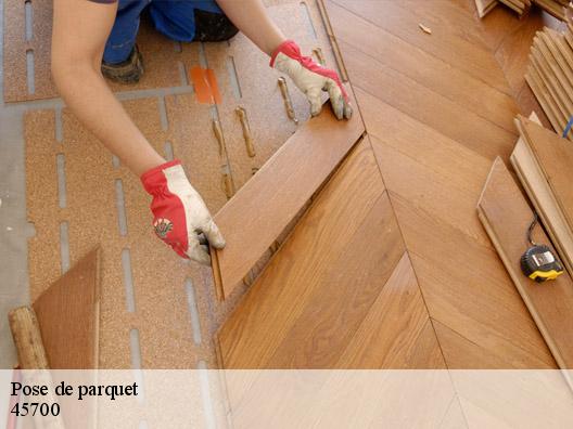 Pose de parquet 45700