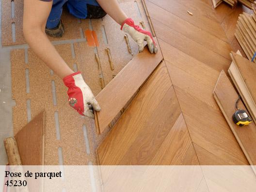 Pose de parquet 45230